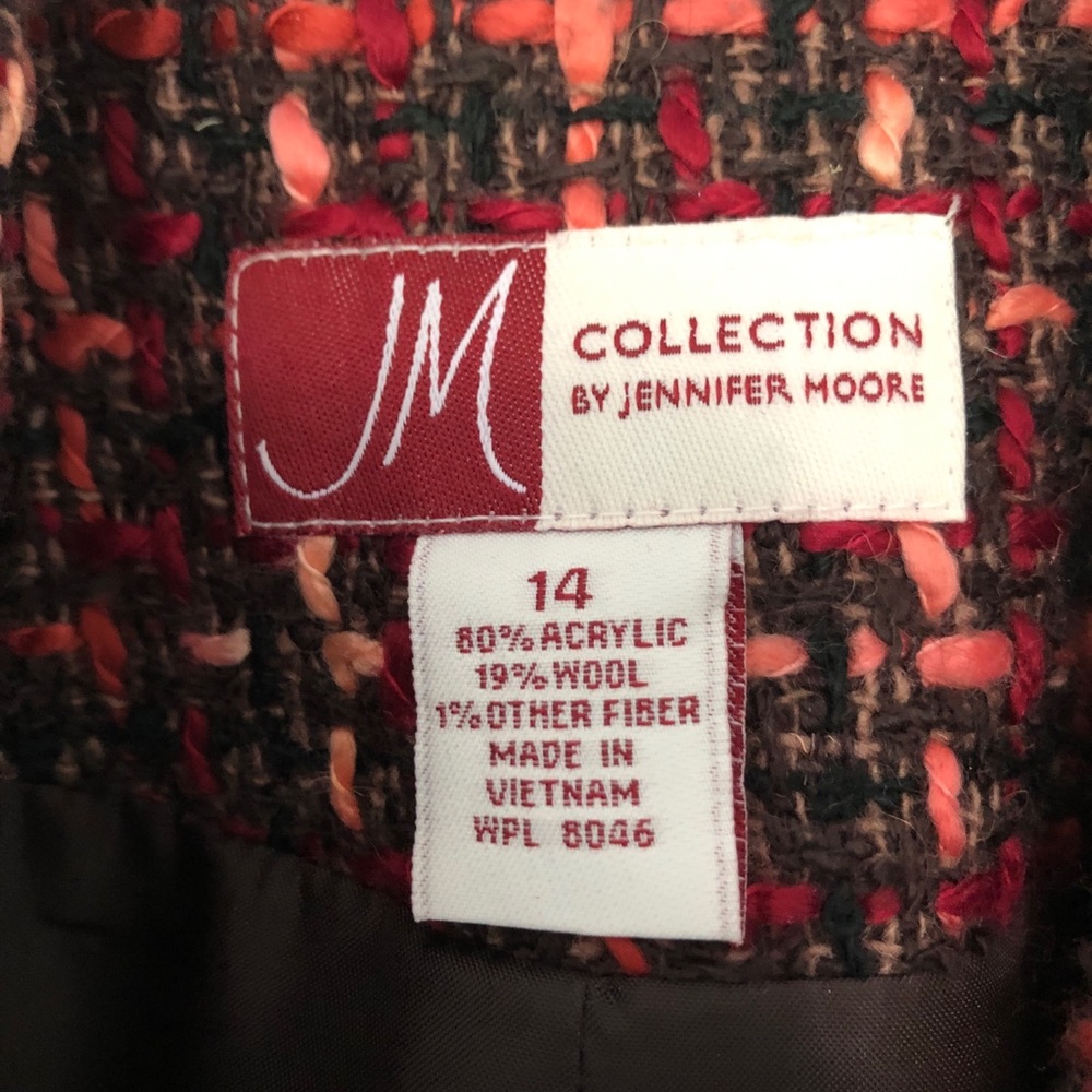 Red multi blazer - Picture 4 of 4